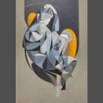 Geometric Slumber-Cubist Figurative Abstract